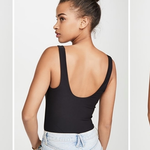 Alix NYC Women's Mott Tank Thong Bodysuit Black Size Small - Picture 2 of 11